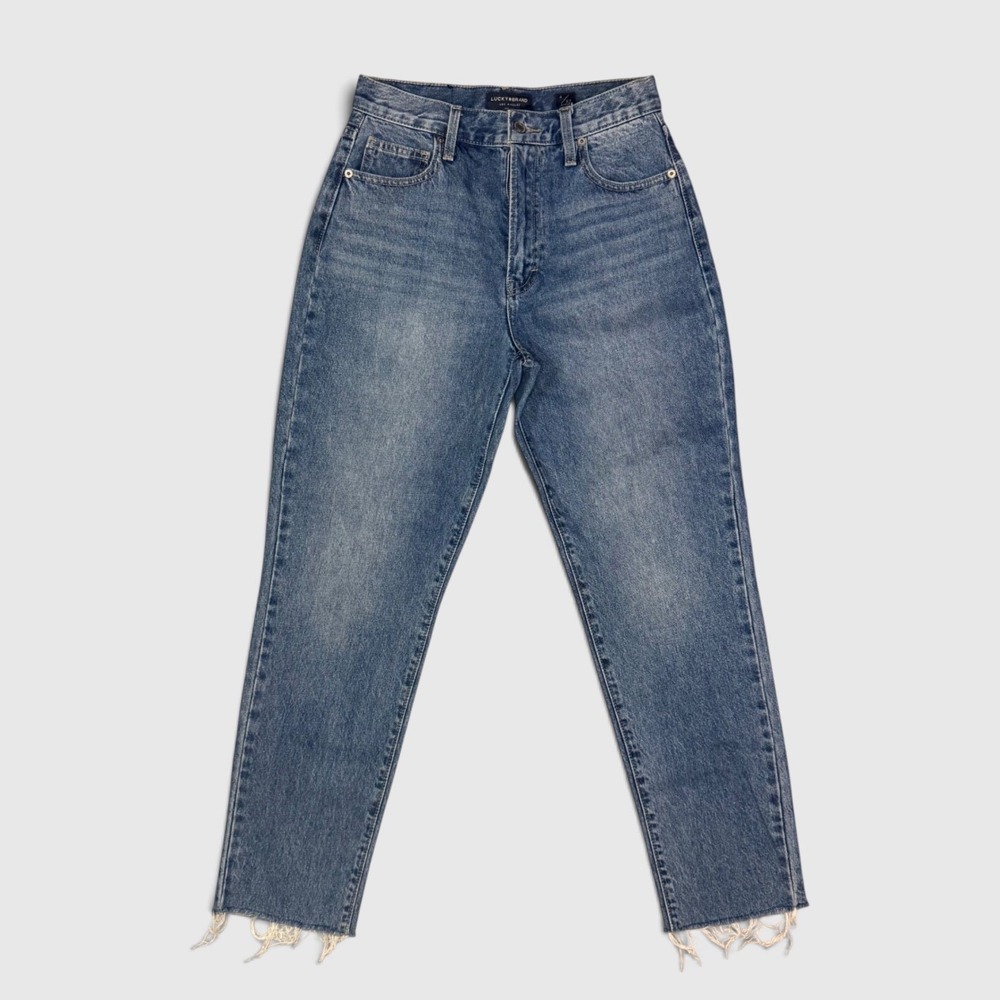 Lucky Brand Drew High Rise Mom Jeans - Women's - 4 - Blue